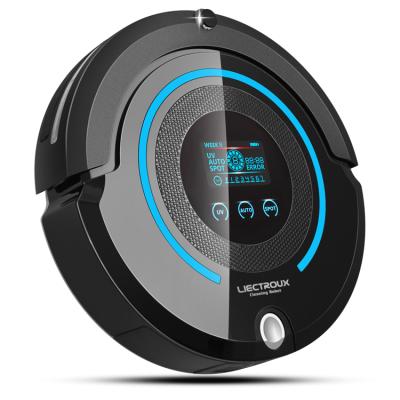 China Automatic household robot vacuum cleaner recharge program cleaning LCD touch screen vacuum cleaning robot for sale