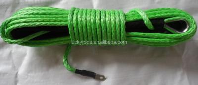 China ATV/UTV 10mm Synthetic Winch Rope, Kevlar Winch Rope, UHMPE Fiber Rope for sale