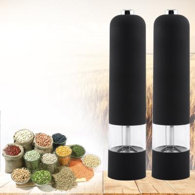 China Viable Hot Selling Electric Salt and Pepper Crusher Spice Grinder Salt and Pepper Grinder Electric Set for sale