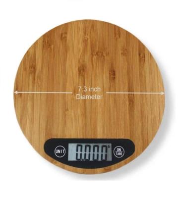 China With Tray Cheap Commercial Manual Kitchen Scale With CE And RoHs Electronic Bamboo Kitchen Scale for sale