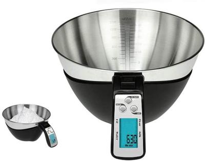 China Viable Electronic 2 in 1 Cup Scales and Kitchen Measuring Scale for sale