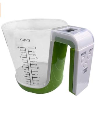 China Sustainable Digital Measuring Jug Scale Cup Kitchen Scale for sale