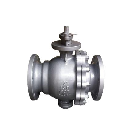 China Floating General Ball Valve DIN Flanged 2pc Stainless Steel Ball Valve PN16 for sale