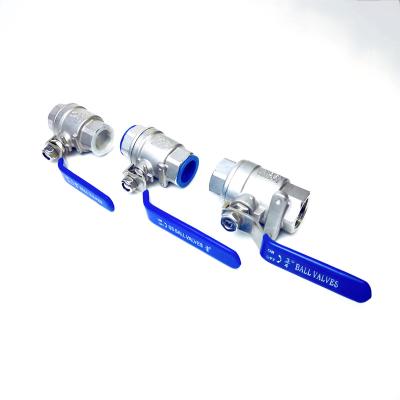 China Best Price SS304 General Material Ball Valve Used For Water Pipe for sale