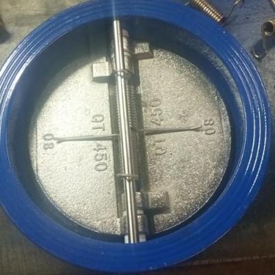 China PIPE PN16 QT450 Dual Disc Wafer Check Valve for sale