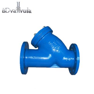 China General Hot Sale For Exporting Cast Iron Material Flanged Y-type Strainer for sale