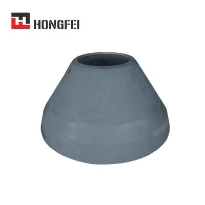 China Concave Construction H3000/H3800 CH420/CH440/H4000/H4800 High Manganese Mantle GP Cone Crusher Parts Wear Liner for sale