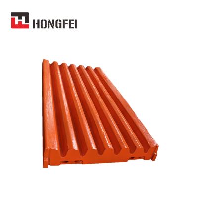 China Mining Equipment Jaw Plate For NN18 Steel Crusher High Manganese Mobile Crusher Plate for sale