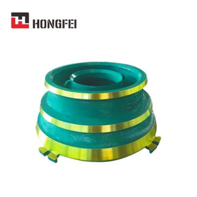 China Coal Mining Grade Cone Parts Port Replacements Mining Stone Crusher Machine Parts Wrap And Concave for sale