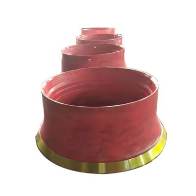 China All Kinds Mining Mining Industry Concave Cone Crusher Wear Parts Supplier Coat And Bowl Liner for sale