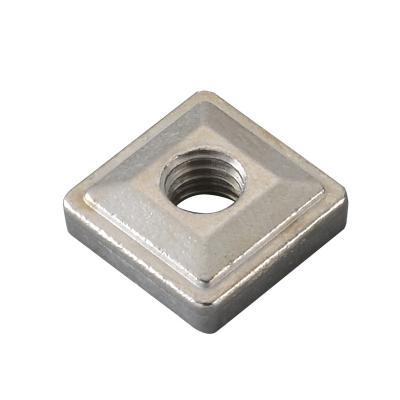 China NGD-02M5 Heavy Industry Single Hole Nut Aluminum Band Handler Accessory Slider JE40D020 Fixed Single Hole Square for sale