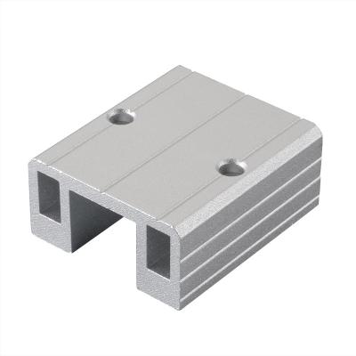 China Single through-hole/double slot bar manipulator fixture accessories tianxing manufacturer's direct sale machine repair aluminum block fixing block for sale