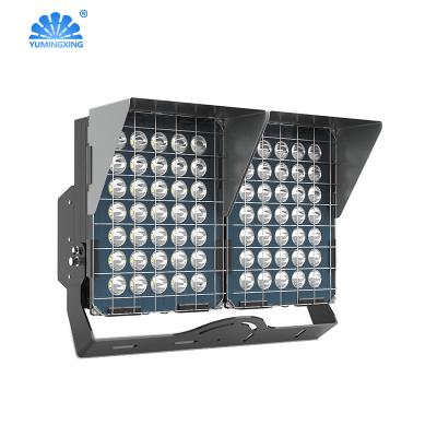 China reflector + anti-collision net newcomer led flood light 1200w led high mast light for outdoor soccer field led stadium light for sale