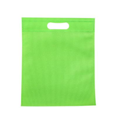 China Manufacturer Recyclable Processing Custom Portable Folding Bag Nonwoven Single Top Clothing Universal Perforated Pocket Flat Printing LOGO for sale