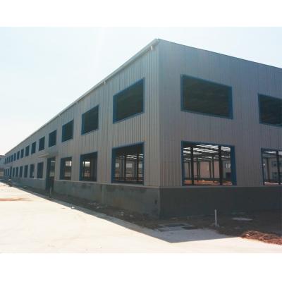 China Modern Famous Modern Space Frame Construction Factory Two Storey Prefab Light Steel Building for sale