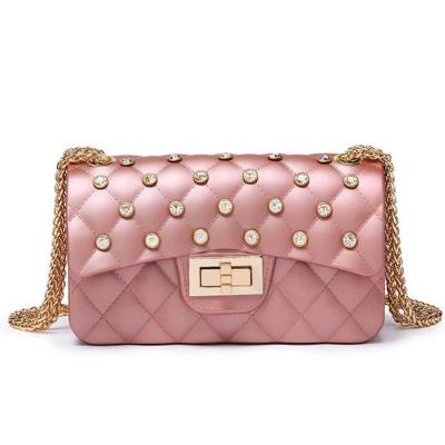 China Luxury custom made designer handbags women handbags women diamond small bags lady bags mini diamonds women handbag for sale