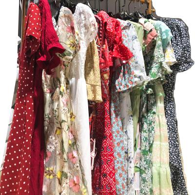 China High Grade Occasion Clothes Women Boho Magic Dress Summer Used Dress Used Clothes for sale