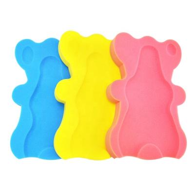 China Sustainable Soft Baby Bath Sponge Slip Mat Foam Anti-Slip Aid Baby Bath Cushion Safety Comfort Sponge Pad Support Non Sink Infant Bath for sale