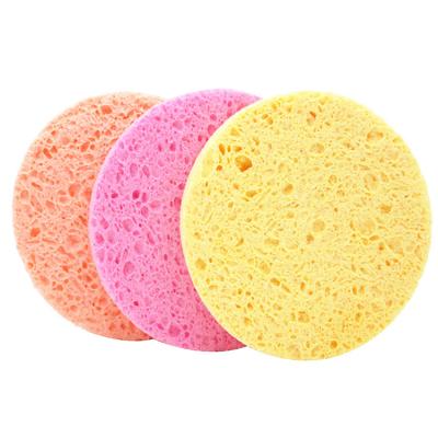 China New Product Viable Custom Compressed Cellulose Facial Sponge Wood Pulp Cellulose For Lady for sale