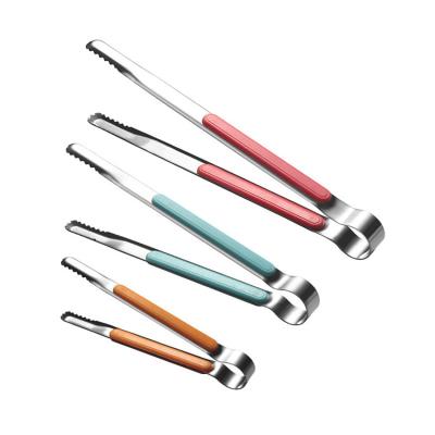 China Sustainable BBQ Tool Kitchen Food Tongs Metal Clip Stainless Steel Clamp Stainless Steel Food BBQ Tools BBQ Clips for sale