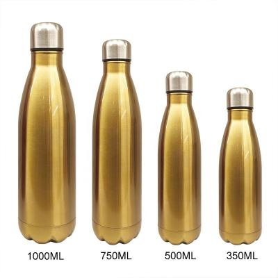 China Sustainable Cola Shaped Insulated Water Bottle, Spill Proof, Aluminum Stainless Steel, Double Wall Vacuum, 17 oz, Keeps Beverages Hot or Cold, for sale