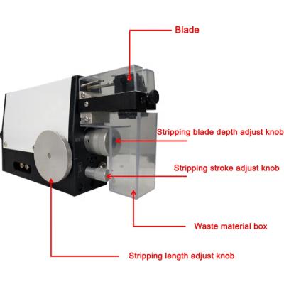 China Cable peeling machine very small and light pneumatic pliers wire stripping cutter HS-205C for sale