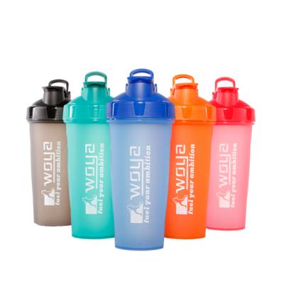 China High Quality Sustainable Wholesale Custom BPA Free Reusable Plastic Water Bottle Sports Shaker Protein Bottle for sale