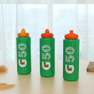 China Sustainable high quality BPA free gatorde sport rise squeeze plastic water bottle low price for sale