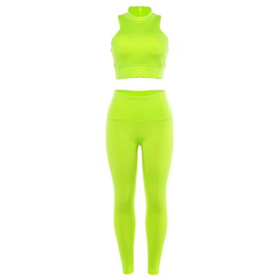 China Wholesale Breathable Women Fitness Clothing Yoga Pants And Bra High Print Active Suit Sports Wear Yoga Sets for sale