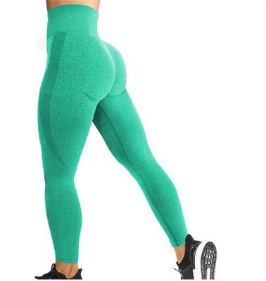 China Breathable High Quality Tight Lift Women Yoga Pants Women Hip Peach Waist Elastic High Shaping Outdoor Running Gaiters for sale