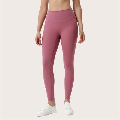 China High Quality Breathable High Waisted Polyester Spandex Women Sports Clothing Compression Leggings Yoga Pants Gym Gaiters for sale