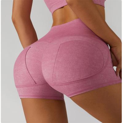 China Breathable Sports Gym Yoga Wear Sports Shorts For Women Bike Shorts Yoga Fitness Workout Yoga Pants for sale