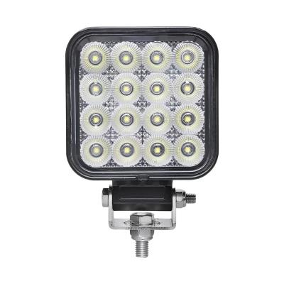 China Diecast aluminum housing Len Super Bright Waterproof 4inch 42w 4x4 Led Work Light High Power 12v Automotive Led Work Lights For Offroad TruckLed Work Light for sale