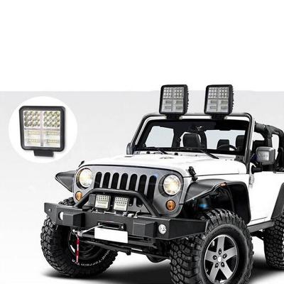 China New Style Auto Work Light 117w Ip67 Cross Type Strobe 4 Inch Led Driving Light For Truck Boat Suv Atv 12v~24v 4.3