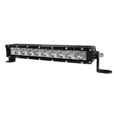 China 1300 8 Inch 30w DC 9-36V single row rosh ce car driving off road 4x4 led light bar for vehicle bumper for sale