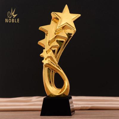 China Custom Sports Resin Worldwide Star Bespoke Resin Trophy for sale