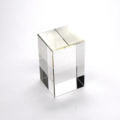 China Europe professional crystal manufacturer high quality blank 3d laser engraved crystal cube for sale