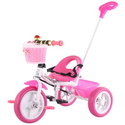 China Ride On Toy New Design Color With Push Handle Balance Bike Child Toy Children Kids Baby Trike Tricycle for sale