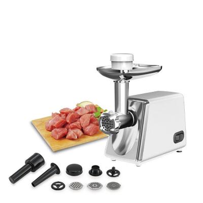 China 2500W Household Electric Choppers Stainless Steel Sausage Stuffer Meat Mincer Slicer Powerful Home Kitchen Appliance for sale