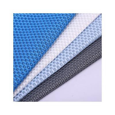 China Memory Polyester 3d Air Warp Knitted Mesh Fabric For Roll Top Mattress Topper For Breathable Mattress For Memory Mattress for sale