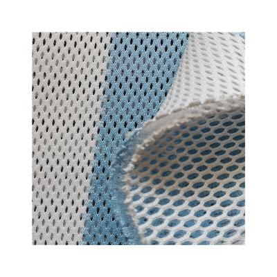 China Memory warp knitted 7mm thickness 3D spacer mesh fabric for cruise ship mattress for hotel mattress topper for school mattress topper for sale