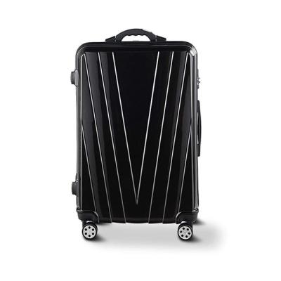 China ABS 2022 Stylish ABS Travel Luggage Sets Custom Lock Trolley Case With 20