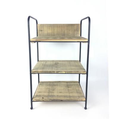 China Decorate competitive price 100%handmade good decorate 100% handmade combined black wooden shelves for sale