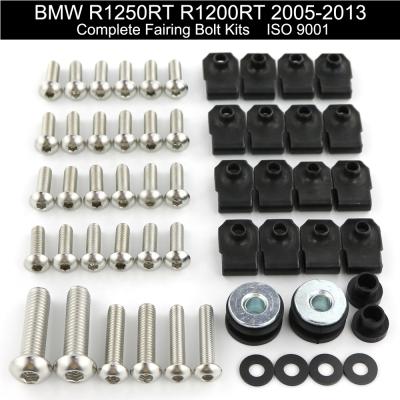 China Aftermarket Raptorace Fit For BMW R1250RT R1200RT 05-13 Aftermarket SUS304 Fairing Cover Bolt Kit Mounting Fastener Bodywork Screw Clip Gasket Nut for sale