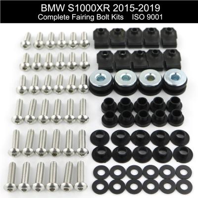 China Aftermarket Raptorace Fit For BMW S1000XR SUS304 Aftermarket SUS304 Fairing Cover Bolt Kit Mounting Fastener Bodywork Screw Clip Gasket Nut 2015-2019 for sale