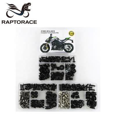 China Aftermarket Raptorace Fit For Kawasaki Z1000 14-19 Aftermarket 10.9 Fairing Cover Bolt Kit Mounting Fastener Bodywork Screw Steel Clip Gasket Nut for sale