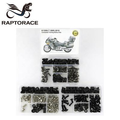 China Aftermarket Raptorace Fit For 2005-2010 BMW K1200LT Aftermarket 10.9 Fairing Cover Bolt Kit Mounting Fastener Bodywork Screw Steel Clip Gasket Nut for sale