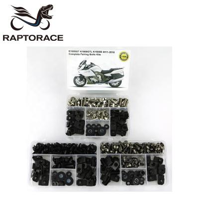 China Aftermarket Raptorace Fit For BMW K1600GT-B K1600GTLAftermarket 10.9 Steel Fairing Bolt Kit Mounting Fastener Bodywork Screw Clip Gasket Nut for sale