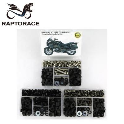 China Aftermarket Raptorace Fit For BMW R1250RT R1200RT Aftermarket 10.9 Fairing Cover Bolt Kit Mounting Fastener Bodywork Screw Steel Clip Gasket Nut for sale