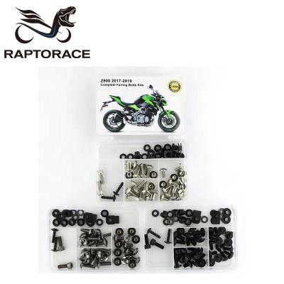 China Aftermarket Raptorace Fit For Kawasaki Z900 Aftermarket 10.9 Fairing Cover Bolt Kit Mounting Fastener Bodywork Screw Steel Clip 2017-2019 for sale